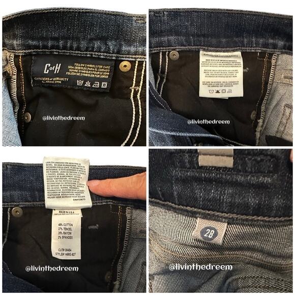 Citizens Of Humanity Avedon Ankle Skinny Women's Jeans SZ 28 $219 - Picture 14 of 14